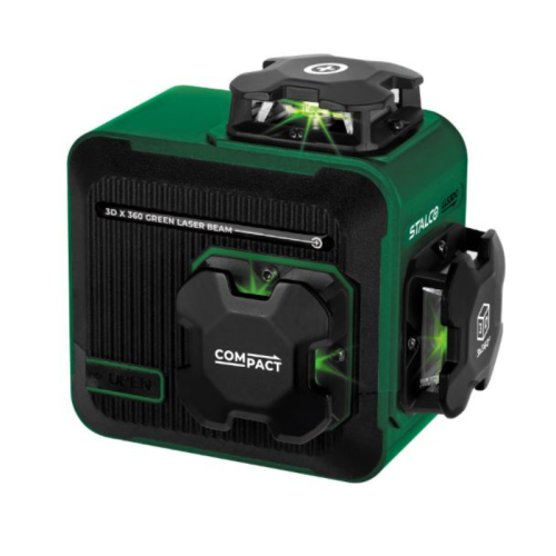 Stalco Laser Krzyżowy 3D LLS3DG Zielony