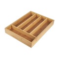 TADAR Wkład do szuflady na sztućce bambusowy 35,5x26,5x5 cm