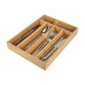 TADAR Wkład do szuflady na sztućce bambusowy 35,5x26,5x5 cm
