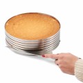 TADAR Obręcz do cięcia biszkoptu regulowana 24-26 cm