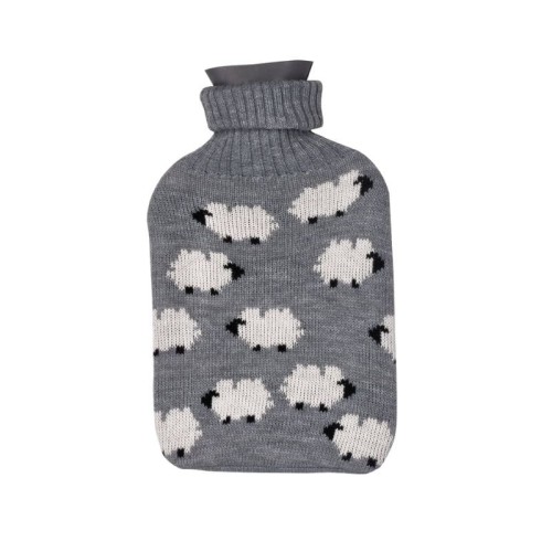 TADAR Termofor i pokrowiec Owieczki szary 1,5L