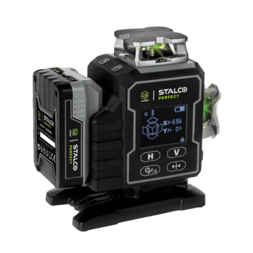 Stalco Perfect Laser Krzyżowy 4D LLP4DG Zielony
