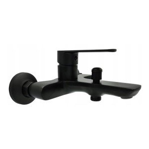LIVENO Bateria wannowa ścienna Kappa black 