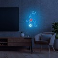 NEOLIA Neon PLEXI LED PIŁKARZ multikolor