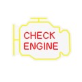 NEOLIA Neon PLEXI LED CHECK ENGINE żółto czerwony