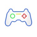NEOLIA Neon PLEXI LED GAMEPAD multikolor