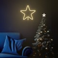 NEOLIA Neon LED CHRISTMAS Gwiazda ciepła biała