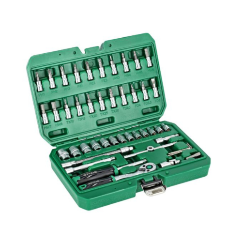 Stalco Zestaw Kluczy Nasadowych 1/4" w Walizce – 48 Elementów