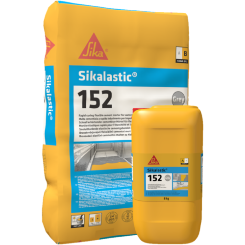 Sika Sikalastic-152 Dwuskładnikowa, wzmacniana włóknami zaprawa cementowa Komponenent A+B 33kg