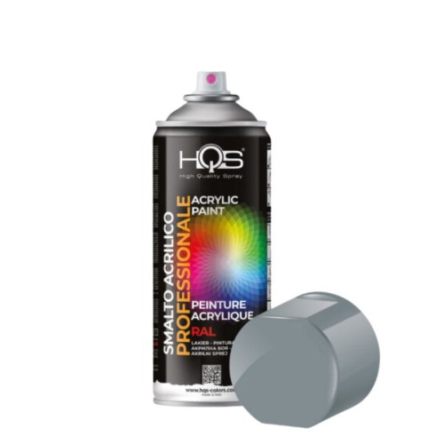 HQS Lakier Spray RAL 7001 srebrno-szary 400 ml