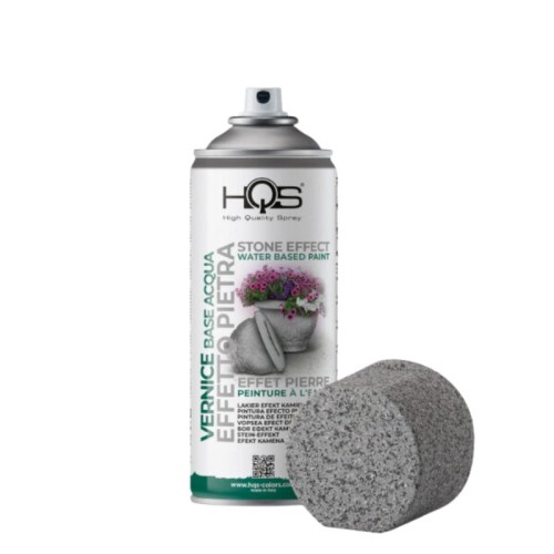 HQS Lakier Spray efekt kamienia szary średni 400 ml