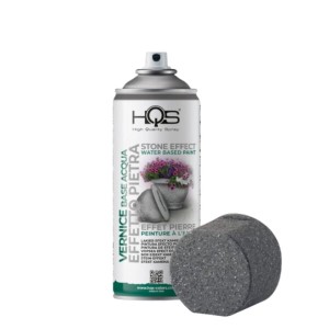 HQS Lakier Spray efekt kamienia szary ciemny 400 ml 