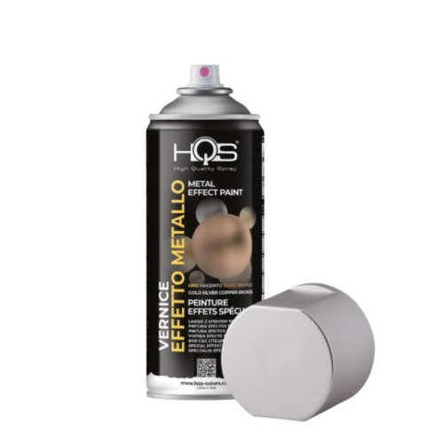HQS Lakier Spray efekt metaliczny srebrny 400 ml