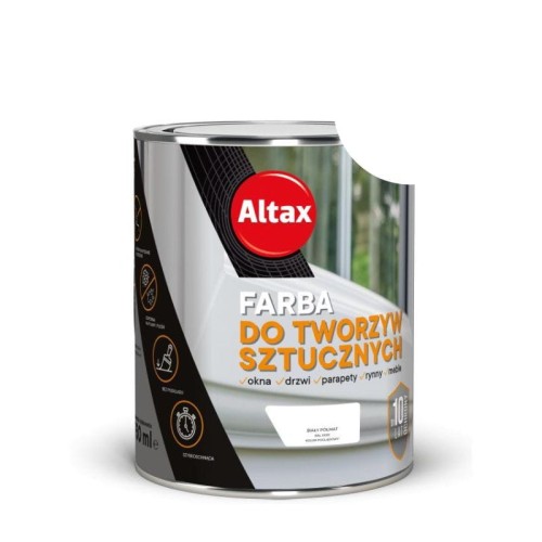 ALTAX Farba renowacyjna do tworzyw sztucznych 0,75L biała