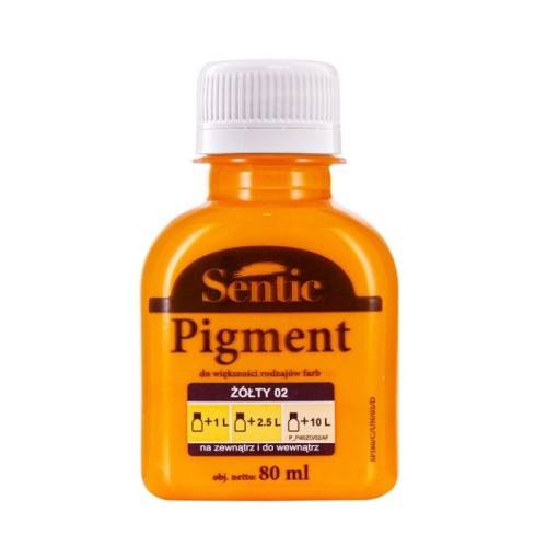 SENTIC Pigment do farb 80 ml Żółty D02