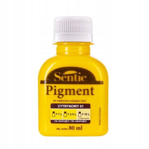 SENTIC Pigment do farb 80 ml Cytrynowy D01