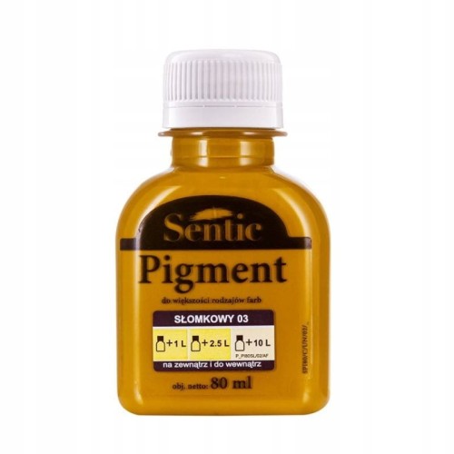 SENTIC Pigment do farb 80 ml Słomkowy D03