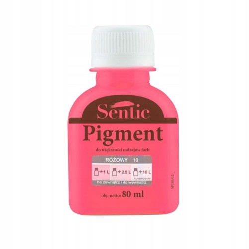 SENTIC Pigment do farb 80 ml Różowy D10