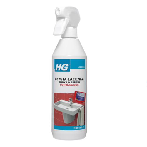 HG Czysta Łazienka Pianka W Sprayu 3X potrójna Moc