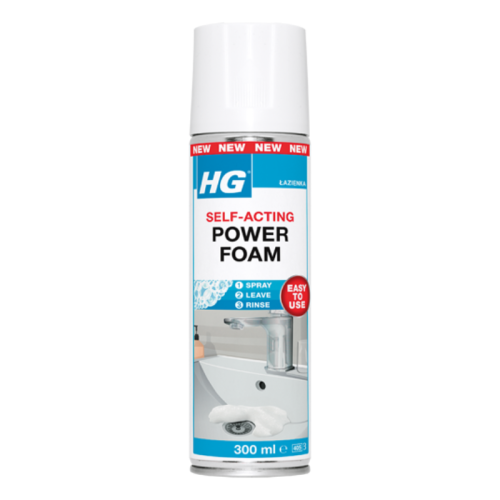 HG Power Foam do Łazienki – Skuteczny Środek do Czyszczenia Łazienek 300ml