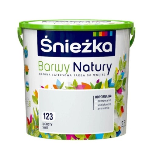 Śnieżka Lateksowa Barwy Natury 123 mglisty świt 2,5L