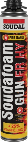 SOUDAL Soudafoam FR HY Gun Pianka Poliuretanowa Ognioochronna 750 ml