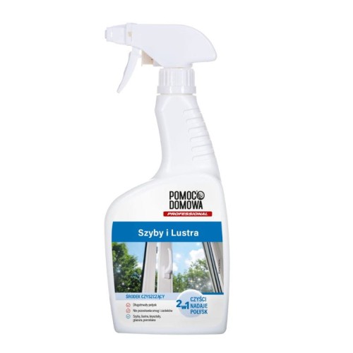 POMOC DOMOWA Środek do czyszczenia szyb i luster 500 ml - atomizer
