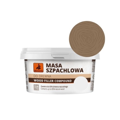 DRAGON Masa szpachlowa do drewna 250g orzech