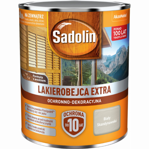 Sadolin Lakierobejca Extra Biały skandynawski 5L