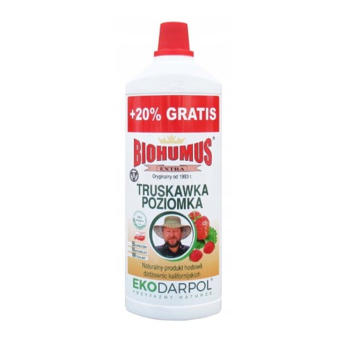 EKODARPOL Biohumus Extra - truskawka, poziomka 1L + 20% gratis
