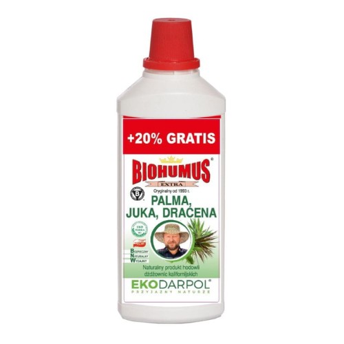 EKODARPOL Biohumus Extra - palma, juka, dracena 1L + 20% gratis