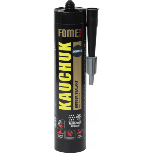 Fome Flex Uszczelniacz Kauczukowy Dekarski Antracyt 300ml