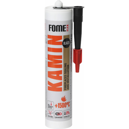 Fome Flex Kamin Uszczelniacz Kominkowy 1500°C Czarny 300ml