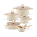 STARKE PRO Zestaw garnków Starlet Beige 10 elementów