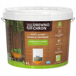 Drewnochron Impregnat Express Ogród biały 9l