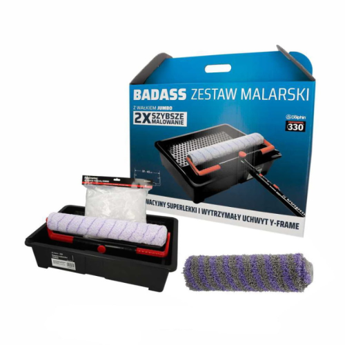 Blue Dolphin Zestaw Malarski BADASS + Wałek silver gratis