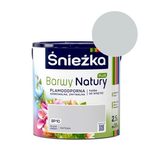 ŚNIEŻKA Barwy Natury Plus 2,5L BP10 Pejzaż Zimowy