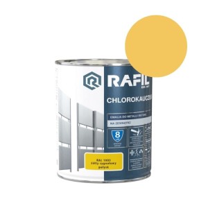 RAFIL Emalia Chlorokauczuk 0,75L żółty sygnałowy RAL 1003