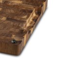 STARKE PRO Deska do krojenia i serwowania akacjowa z nóżkami 47 x 37 x 3,5 cm
