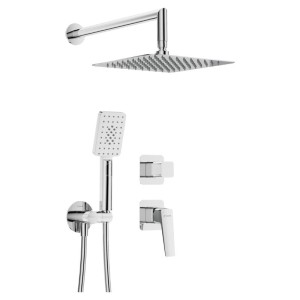 DEANTE Zestaw prysznicowy podtynkowy Blur chrom