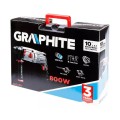 GRAPHITE Młotowiertarka SDS+ 800W, walizka 58G538