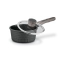STARKE PRO Zestaw garnków na indukcję z powłoką marmurową Embossed 10 elementów