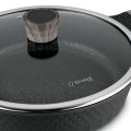 STARKE PRO Zestaw garnków na indukcję z powłoką marmurową Embossed 10 elementów