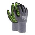 STALCO Rękawice robocze nylonowe NITRILE FLEX DOTS rozmiar 8