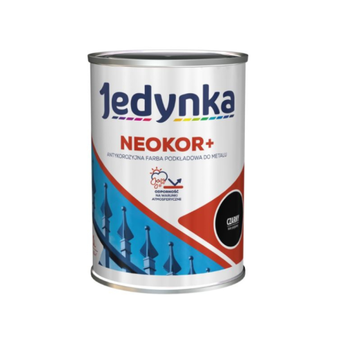 Jedynka Neokor+ antykorozyjna farba podkładowa do metalu Czarny 1L