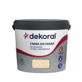 DEKORAL Farba akrylowa do fasad kremowy 5L