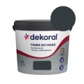 DEKORAL Farba akrylowa do fasad intensywnie szary 5L