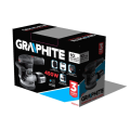 GRAPHITE Szlifierka mimośrodowa 450 W z tarczą 125/150 mm + walizka
