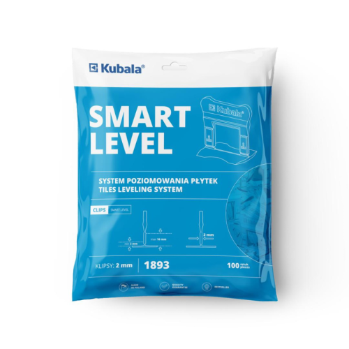 Kubala Klipsy poziomujące SMART LEVEL 2 mm - 100 szt.