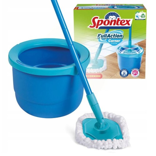 SPONTEX Mop obrotowy z wiadrem Full Action Corner